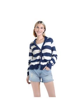 Tommy Hilfiger Vintage Striped Button Cardigan Sweater